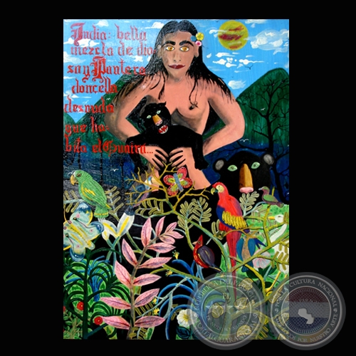 INDIA BELLA, 2006 - Técnica mixta de BENJAZMIN OCAMPOS